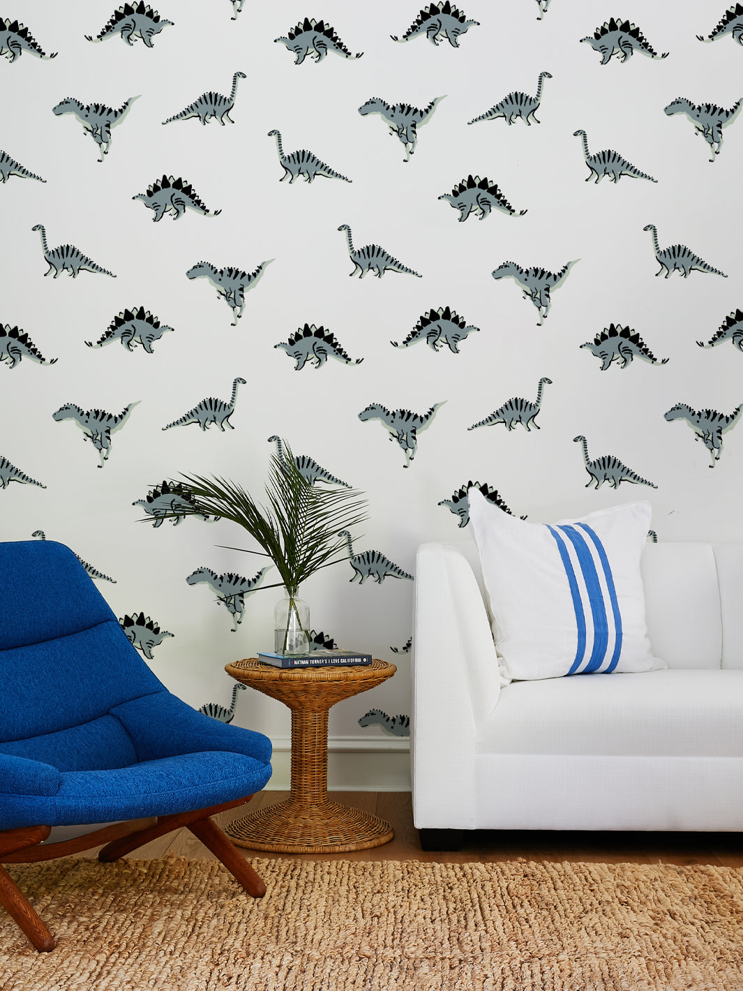 el dorado dinos wallpaper by tea collection white 2