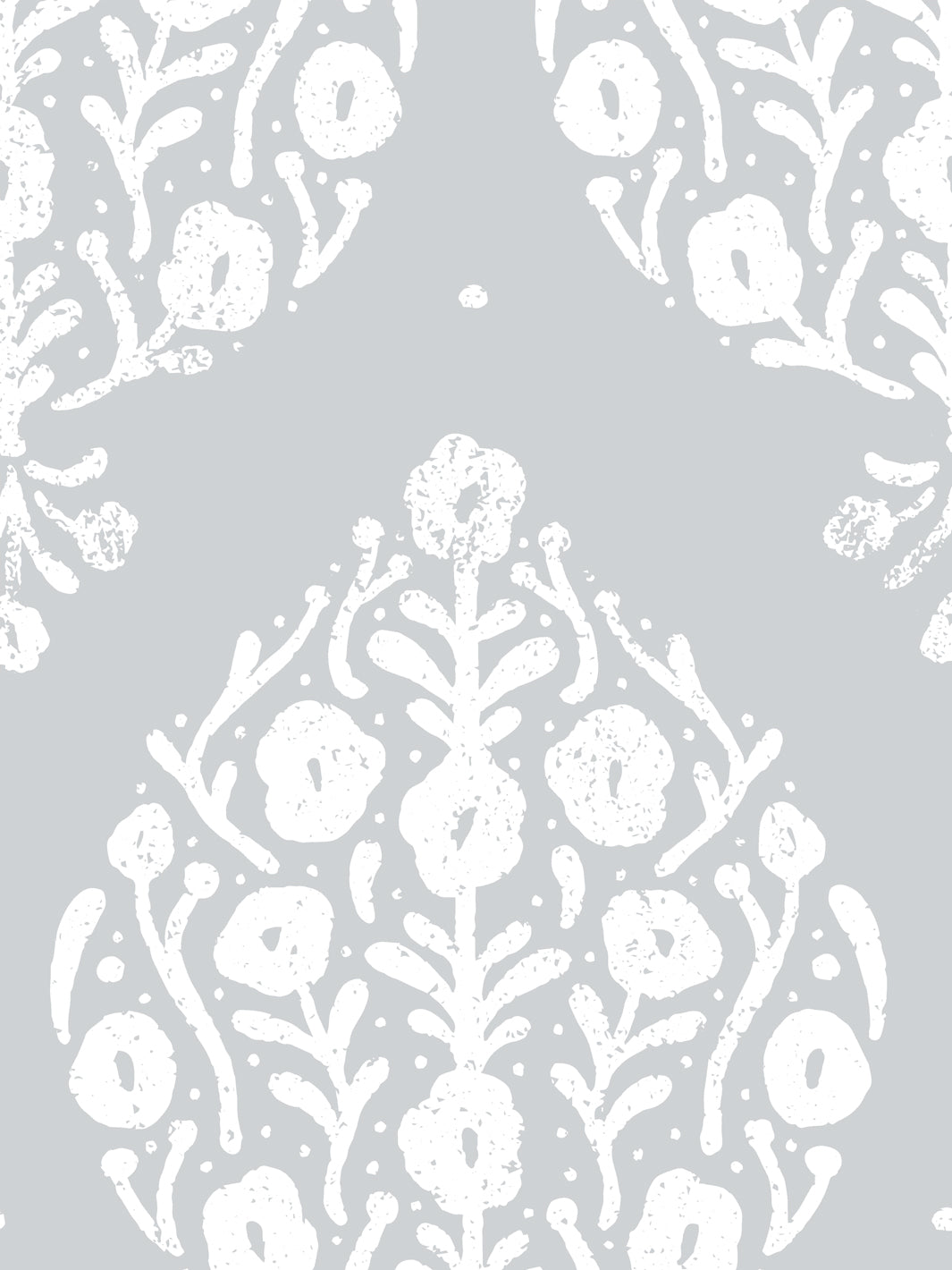 'Eleanor (White Ground)' Wallpaper by Sugar Paper - Stone