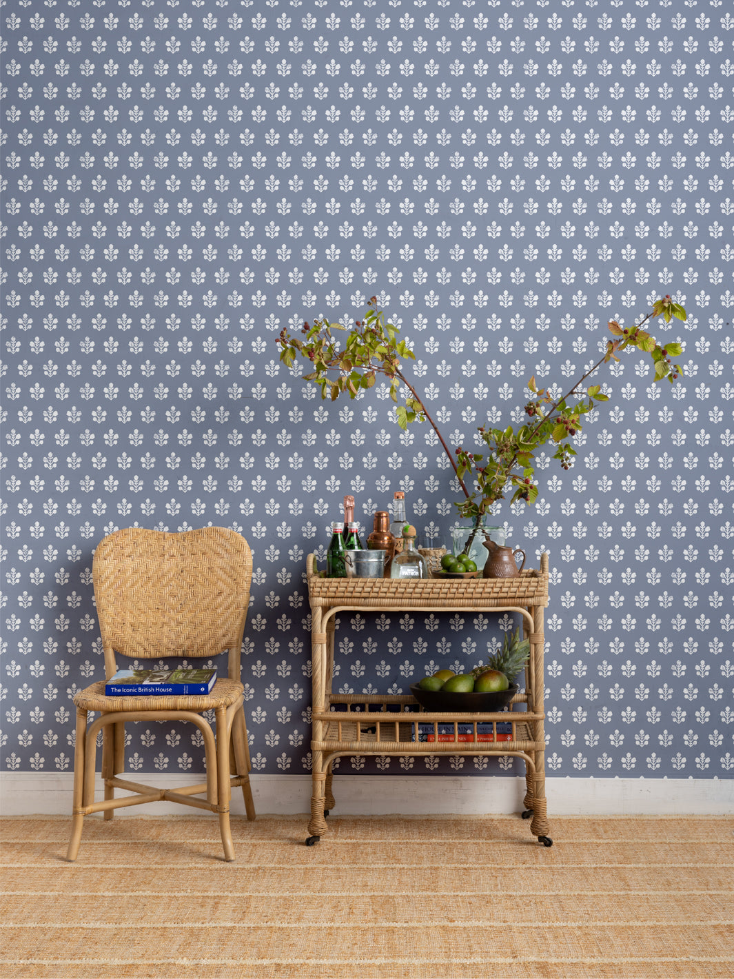 'Ensley' Wallpaper by Sugar Paper - Slate