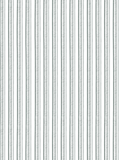 'Hatch Stripe' Wallpaper by Sugar Paper - Forest