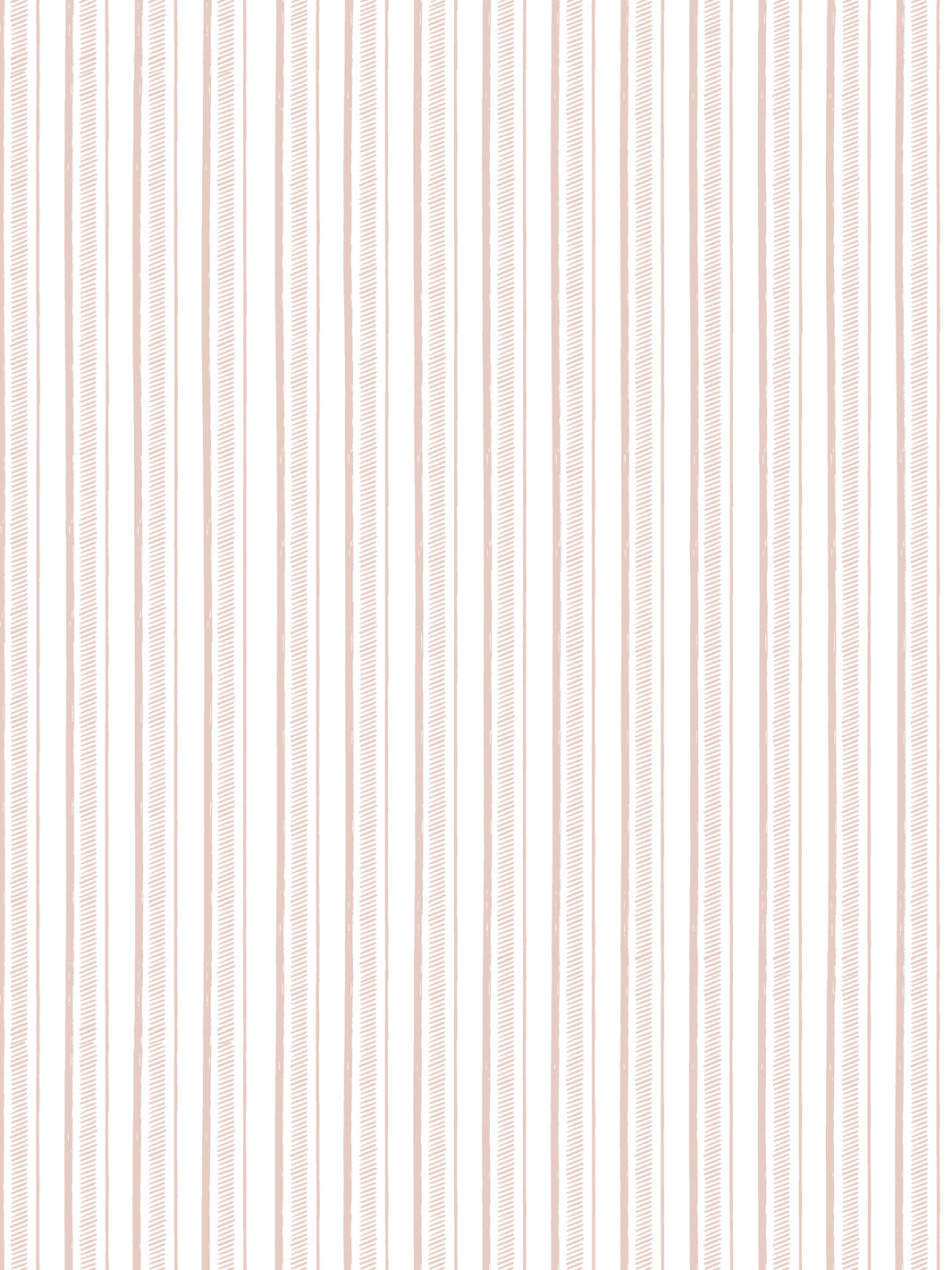 'Hatch Stripe' Wallpaper by Sugar Paper - Rose