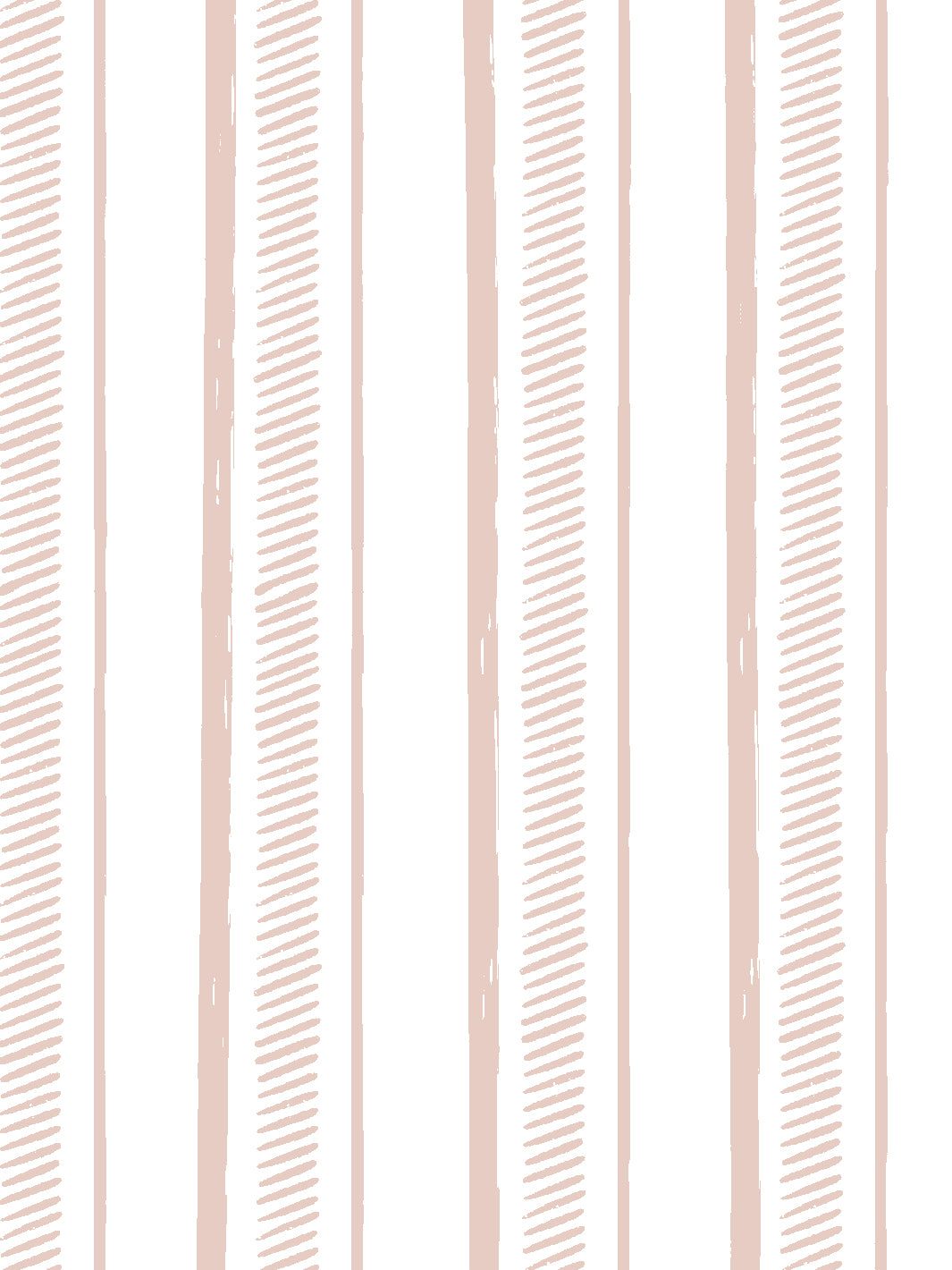 'Hatch Stripe' Wallpaper by Sugar Paper - Rose