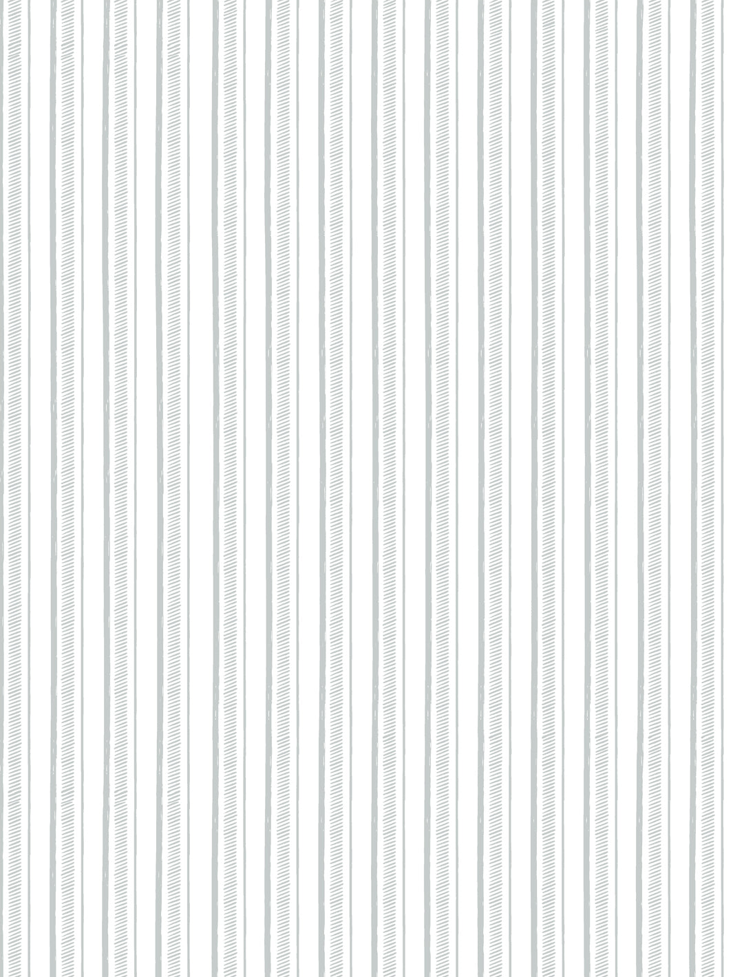 'Hatch Stripe' Wallpaper by Sugar Paper - Silver Sage