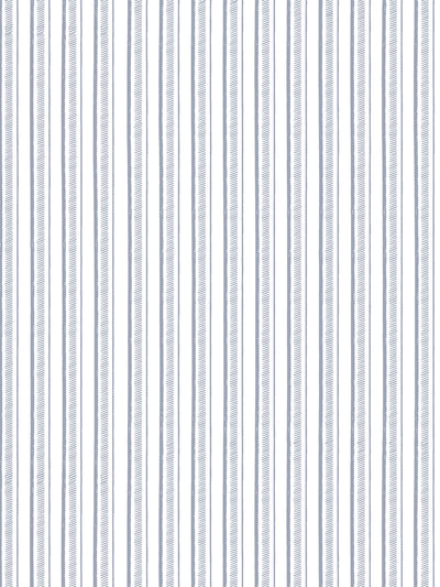 'Hatch Stripe' Wallpaper by Sugar Paper - Slate