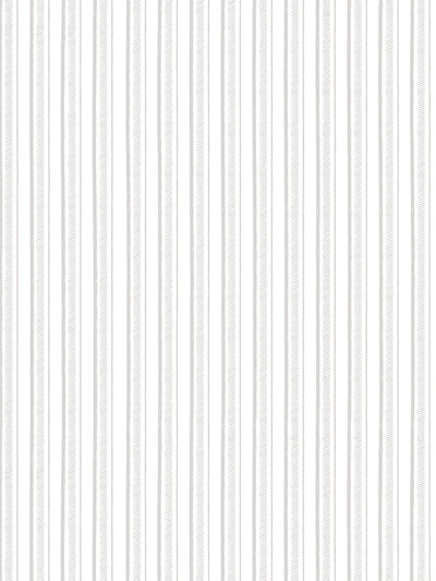 'Hatch Stripe' Wallpaper by Sugar Paper - Stone