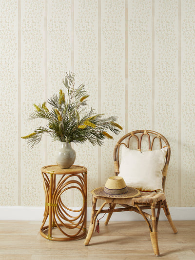 hillhouse floral disty wave grasscloth wallpaper by nathan turner goldgreen