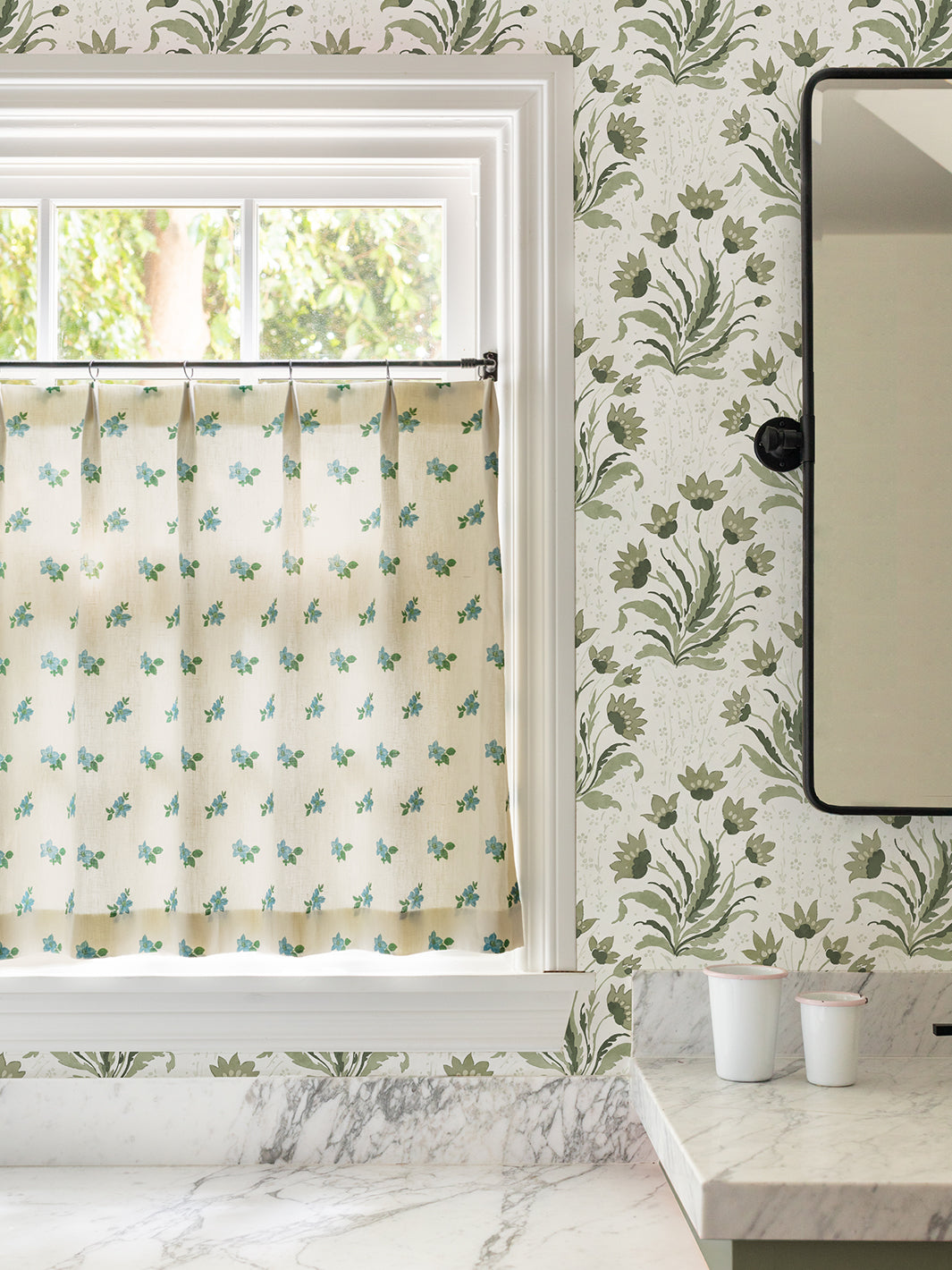 hillhouse floral tonal wallpaper by nathan turner moss