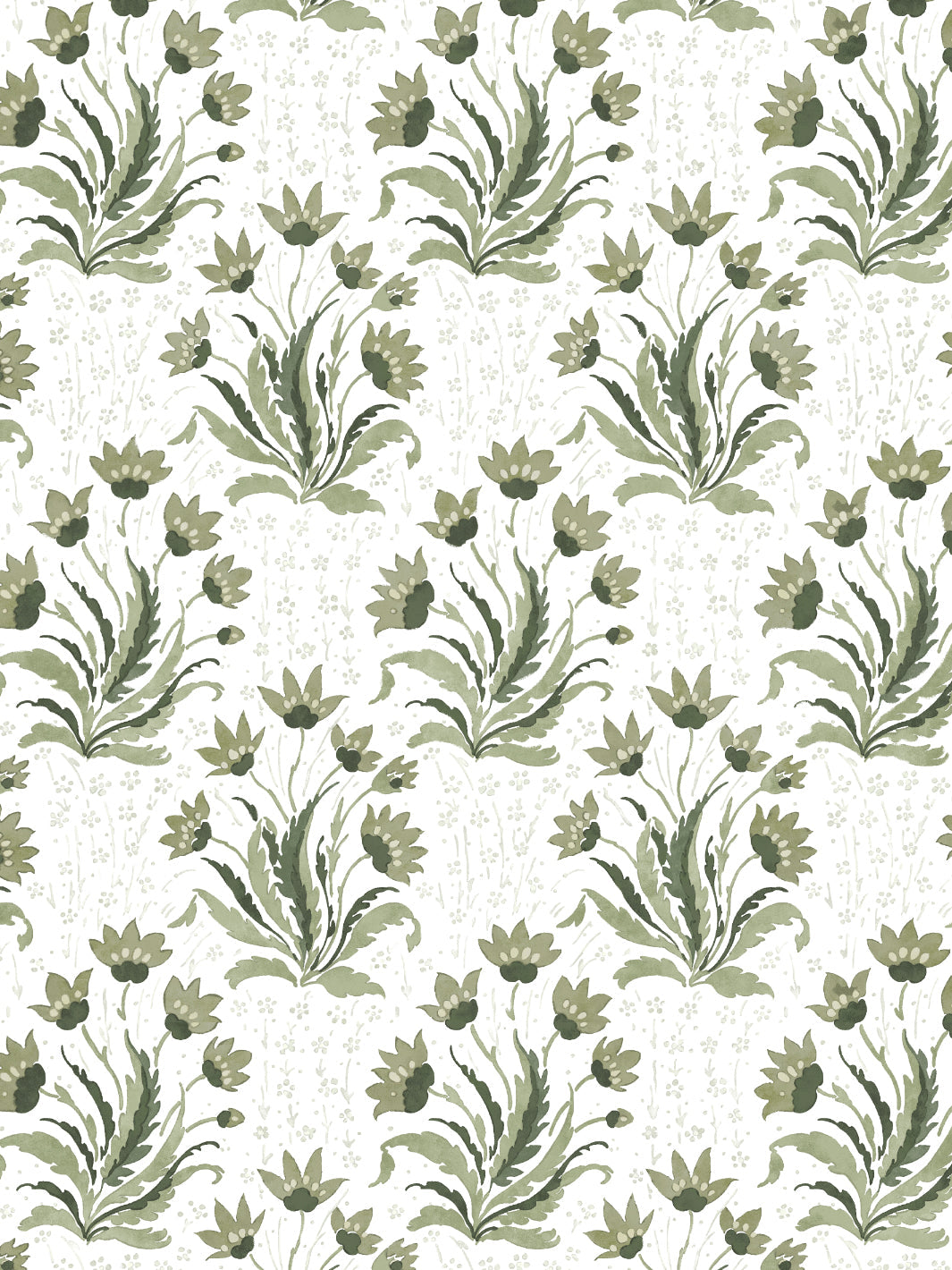 hillhouse floral tonal wallpaper by nathan turner moss