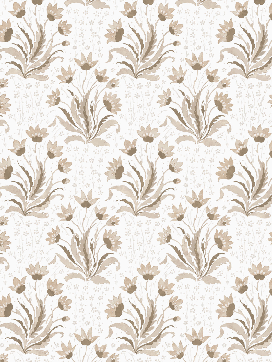 hillhouse floral tonal wallpaper by nathan turner neutral