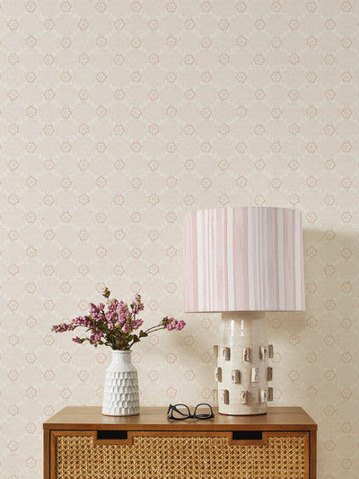 lucia grasscloth wallpaper by nathan turner pink