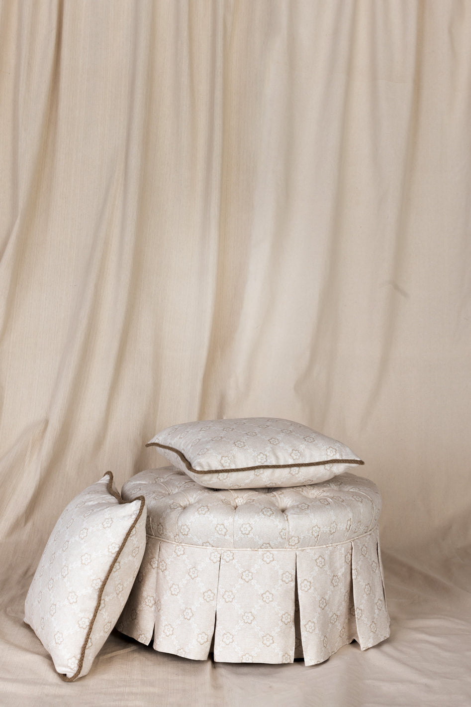 lucia linen fabric by nathan turner neutral