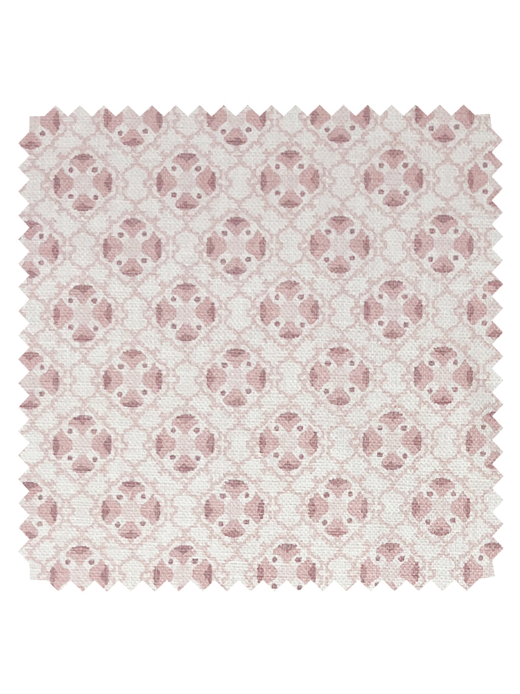 medallion allover linen fabric by nathan turner pink