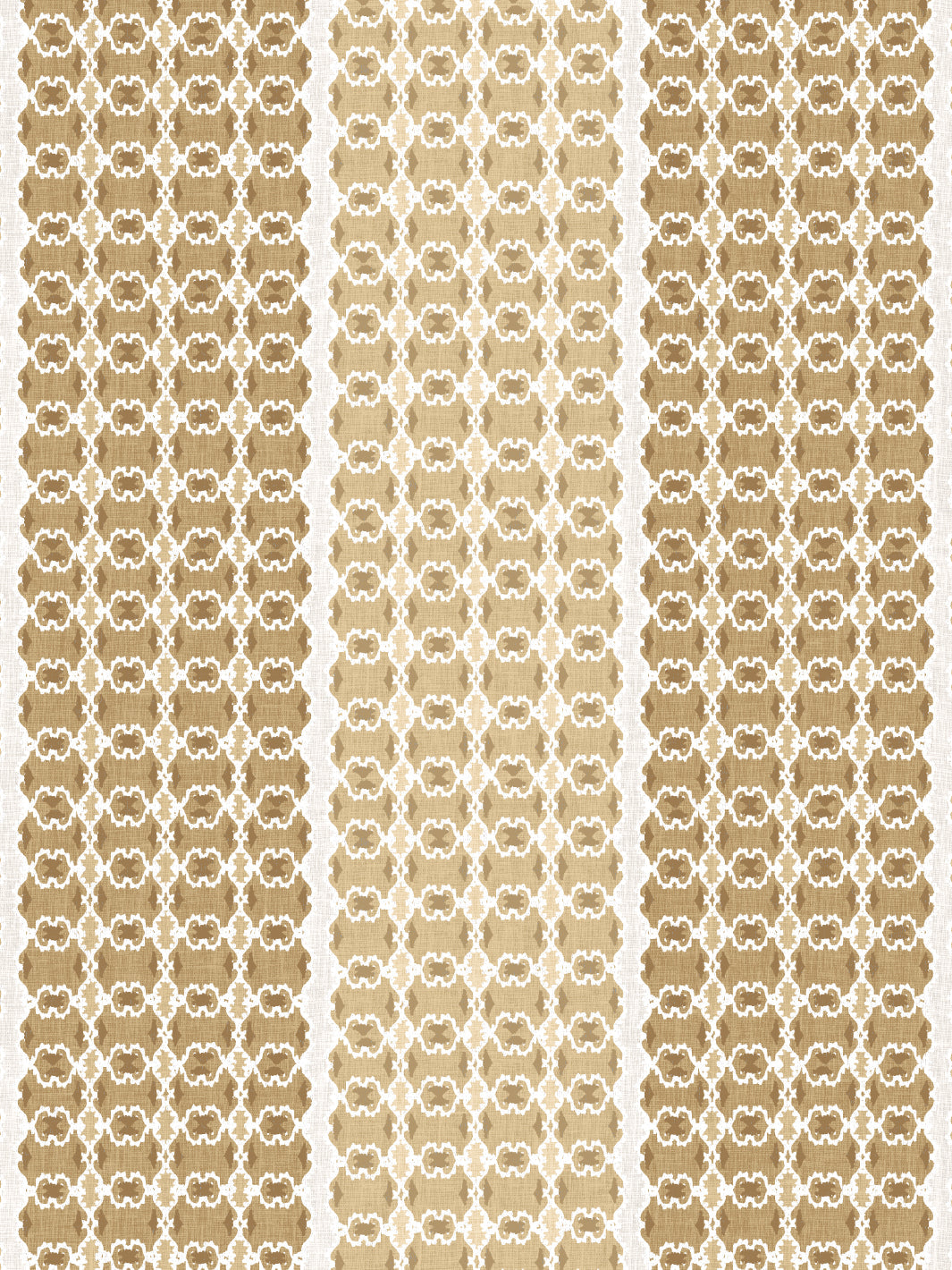 medallion stripe wallpaper by nathan turner gold