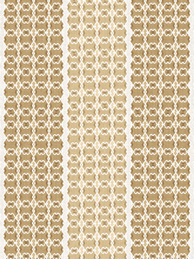 medallion stripe wallpaper by nathan turner gold