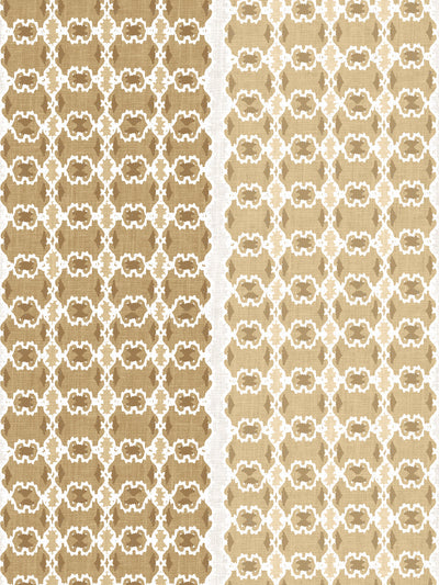 medallion stripe wallpaper by nathan turner gold