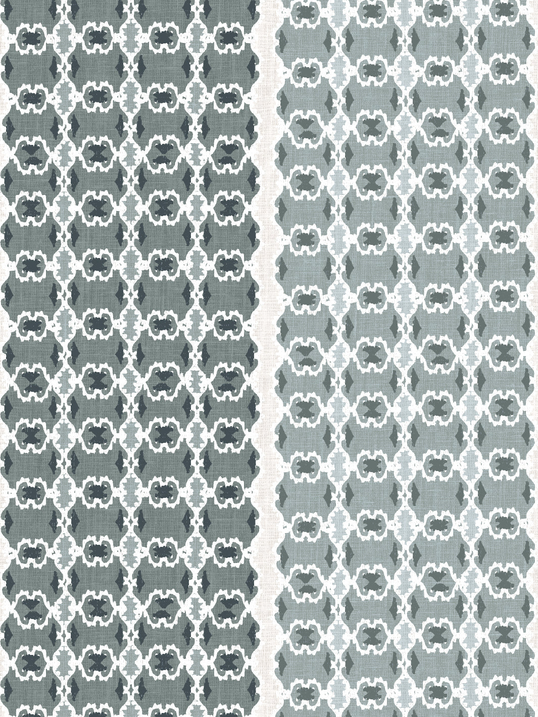 medallion stripe wallpaper by nathan turner sage