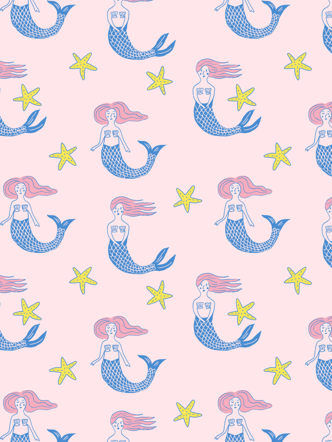 mermaid wallpaper by tea collection piggy bank