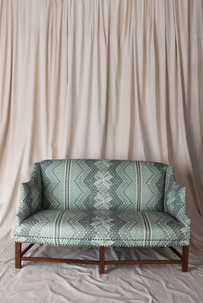 northstar blanket linen fabric by nathan turner green