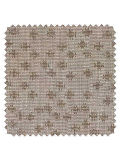 northstar star linen fabric by nathan turner taupe