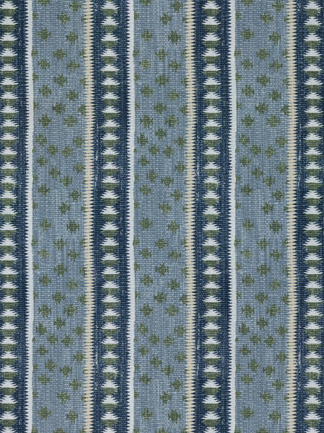 northstar stripe linen fabric by nathan turner blue green