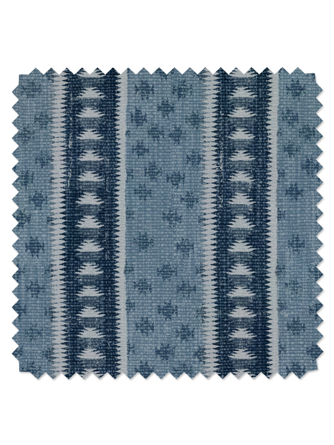 'Northstar Stripe' Linen Fabric by Nathan Turner - Blue