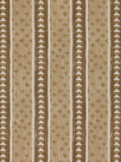 northstar stripe linen fabric by nathan turner gold