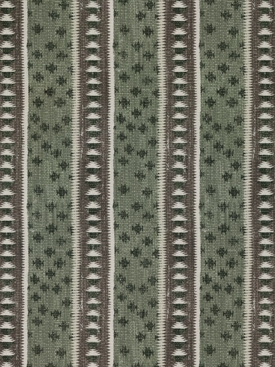 northstar stripe linen fabric by nathan turner moss green