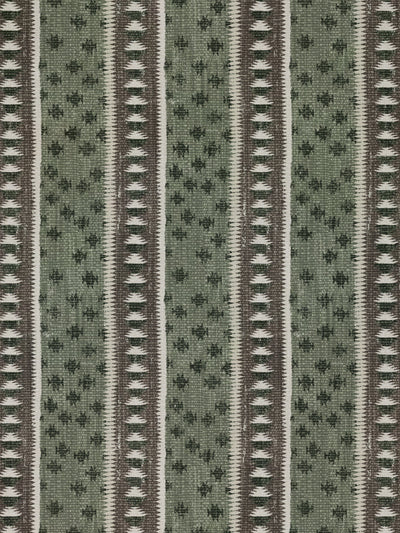 northstar stripe linen fabric by nathan turner moss green