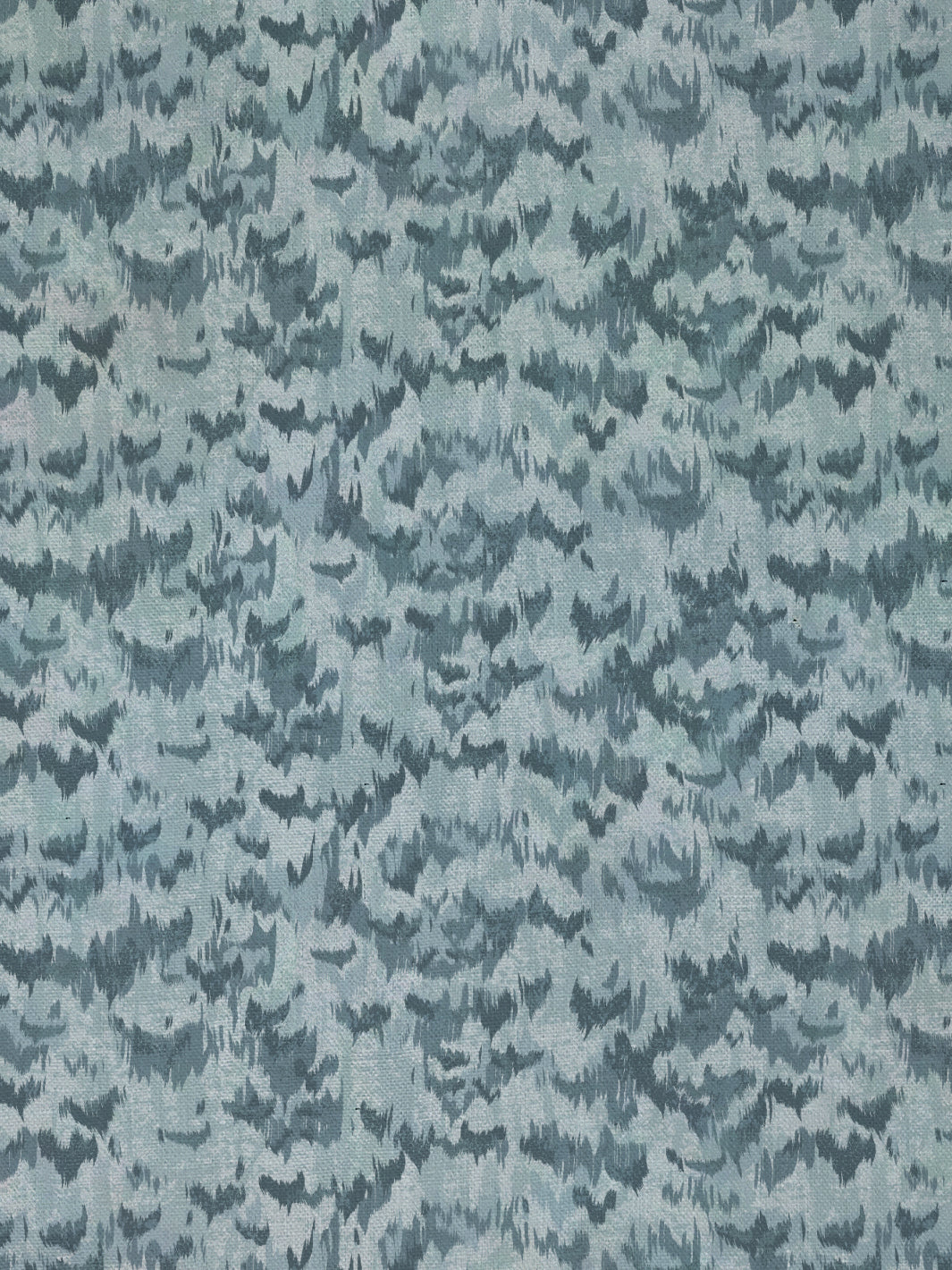 owl linen fabric by nathan turner seafoam