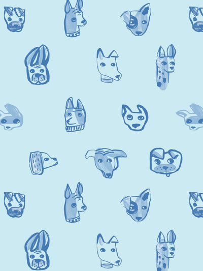 painted dogs wallpaper by tea collection sky 1