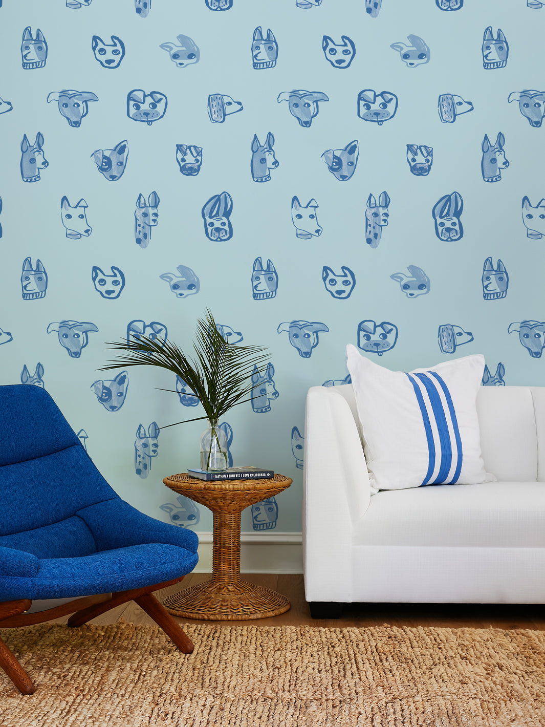 painted dogs wallpaper by tea collection sky 1