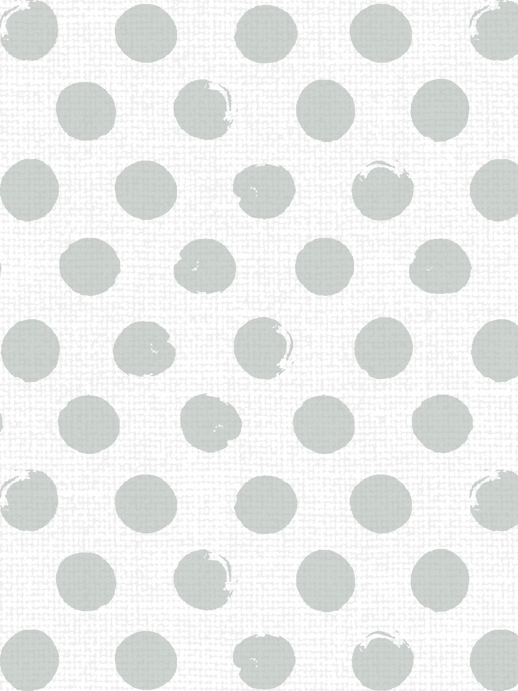 'Painted Dots' Linen Fabric by Sugar Paper - Silver-Sage