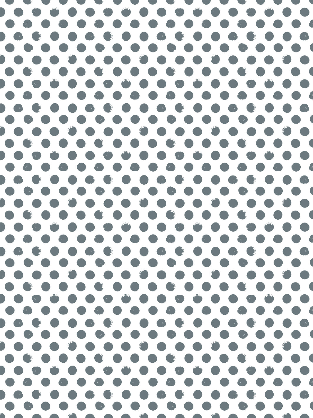 'Painted Dots (White Ground)' Wallpaper by Sugar Paper - Ocean