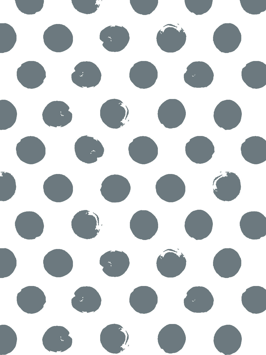 'Painted Dots (White Ground)' Wallpaper by Sugar Paper - Ocean