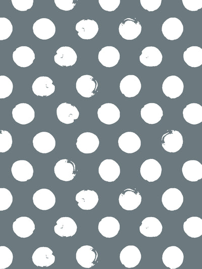 'Painted Dots' Wallpaper by Sugar Paper - Ocean