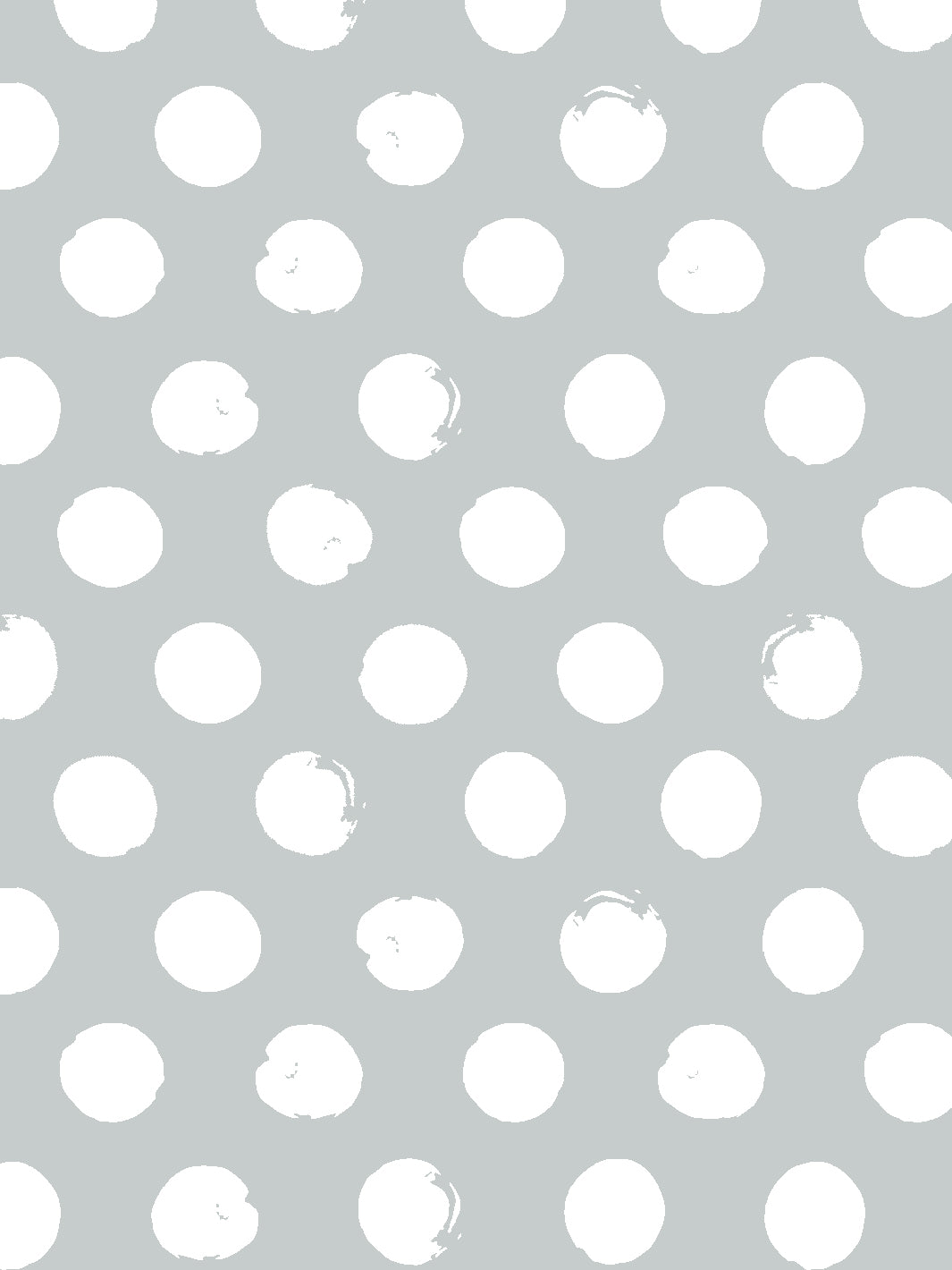 'Painted Dots' Wallpaper by Sugar Paper - Silver Sage