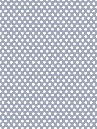 'Painted Dots' Wallpaper by Sugar Paper - Slate