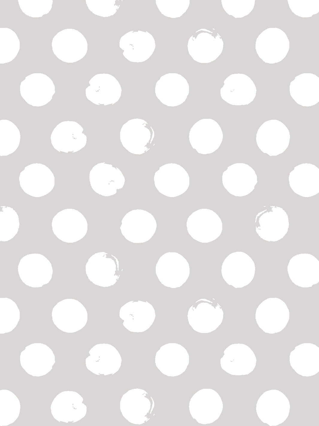 'Painted Dots' Wallpaper by Sugar Paper - Stone