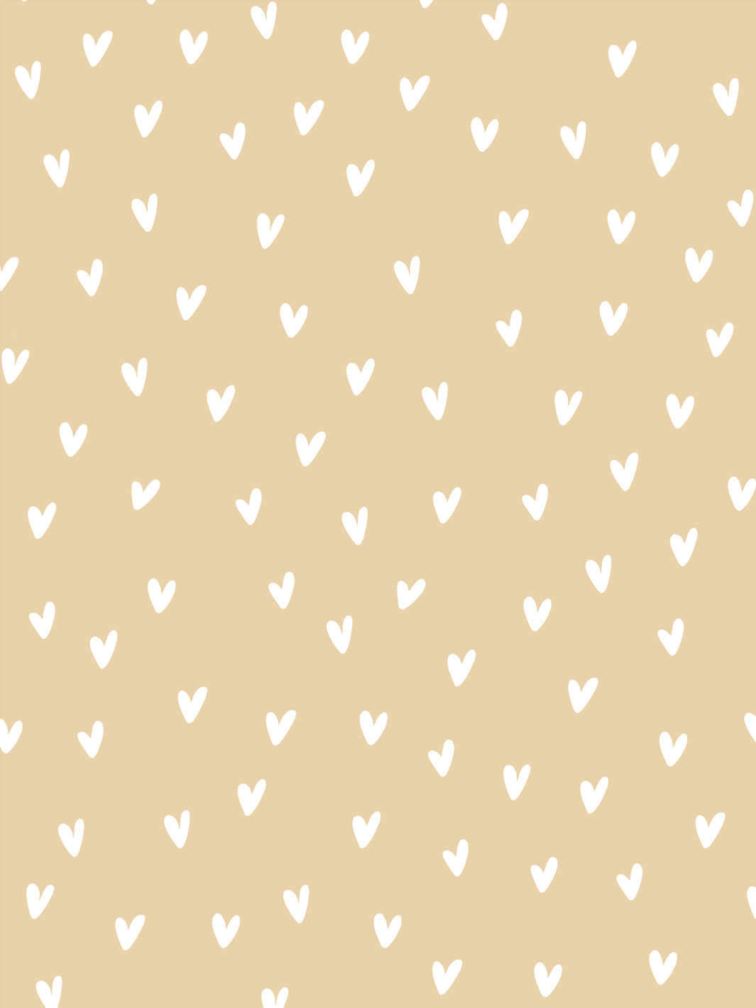 'Painted Hearts' Wallpaper by Sugar Paper - Hay