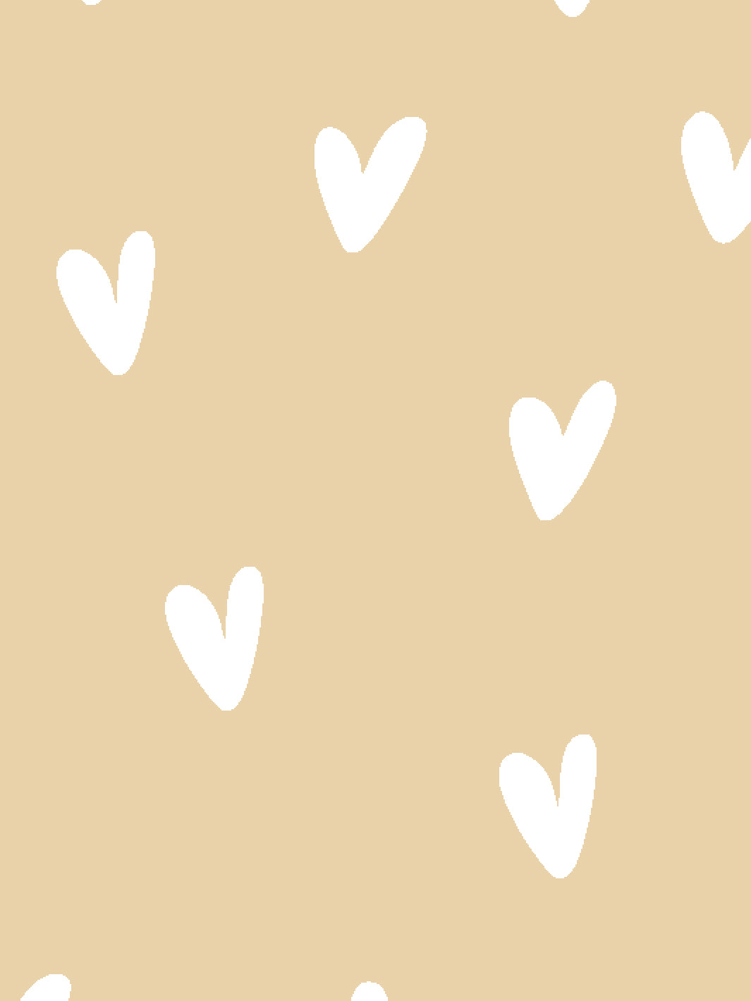 'Painted Hearts' Wallpaper by Sugar Paper - Hay