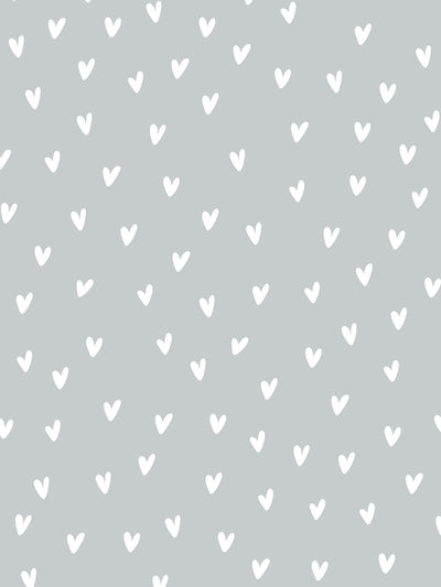 'Painted Hearts' Wallpaper by Sugar Paper - Petal