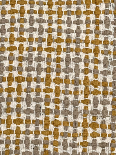 'Pinegrove' Cotton Fabric by Nathan Turner - Yellow Taupe