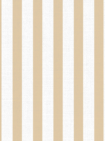 'Preppy Stripe' Linen Fabric by Sugar Paper - Honeycomb