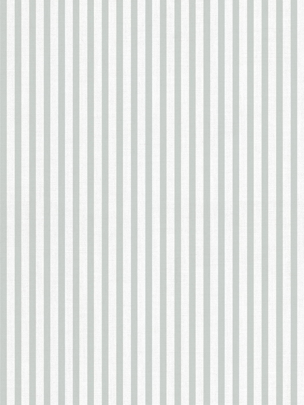 'Preppy Stripe' Linen Fabric by Sugar Paper - Silver-Sage