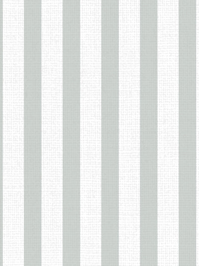 'Preppy Stripe' Linen Fabric by Sugar Paper - Silver-Sage