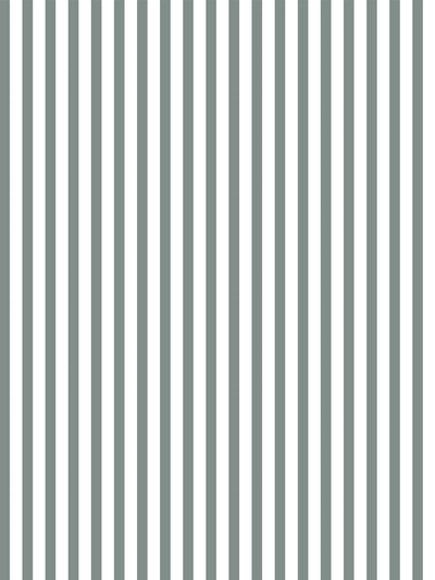 'Preppy Stripe' Wallpaper by Sugar Paper - Forest