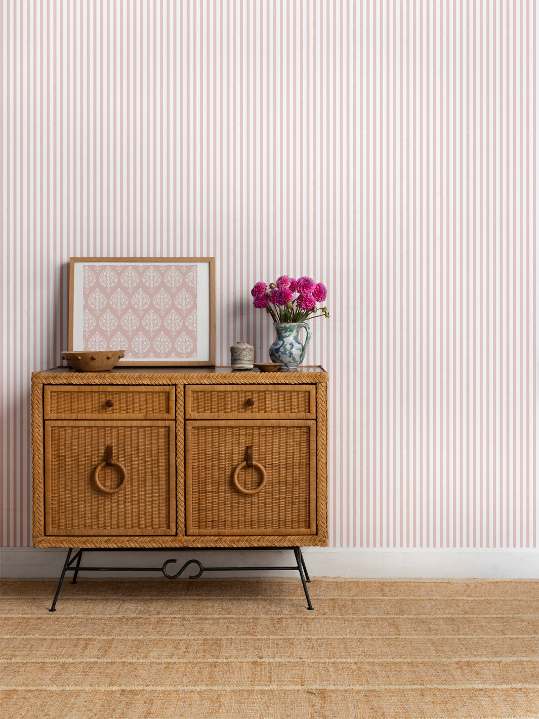 'Preppy Stripe' Wallpaper by Sugar Paper - Petal