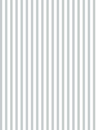 'Preppy Stripe' Wallpaper by Sugar Paper - Silver Sage