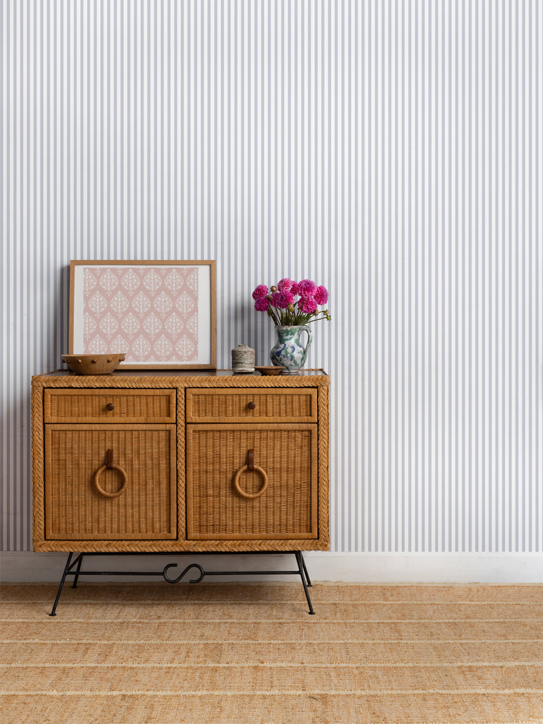 'Preppy Stripe' Wallpaper by Sugar Paper - Skylight