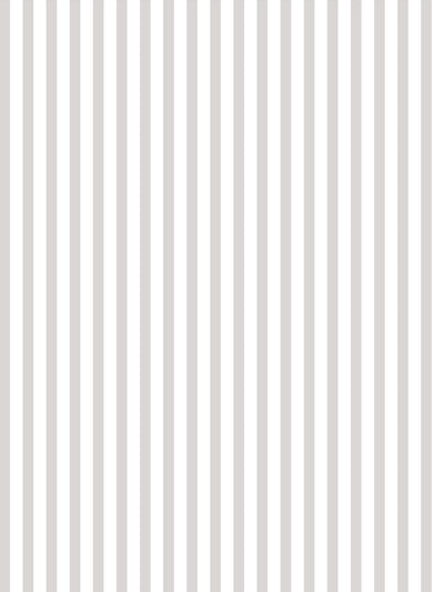 'Preppy Stripe' Wallpaper by Sugar Paper - Stone